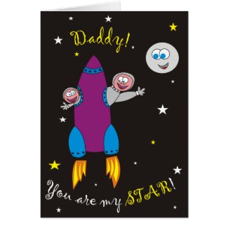 Daddy You are My Star! Father's Day Cards