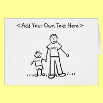 Daddy's Boy Card cards