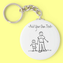 Daddy's Boy Keychain