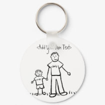 Daddy's Boy Keychain by donnabellas Daddy's Boy Keychain