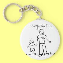 Daddy's Boy Keychain