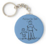 Daddy's Boy Keychain (Customize  Names)