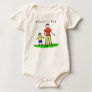 Daddy's Boy T-Shirt (Brunette Drawing Front Side)