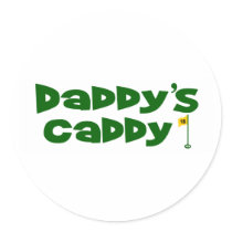 Daddy's Caddy 2 Round Stickers