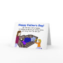 Daddy's contribution Father's Day Card by frankshooter Daddy's contribution Father's Day Card