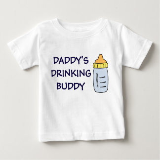 daddy's drinking buddy baby shirt