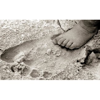 daddy's footprint card