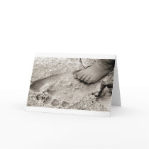 daddy's footprint cards