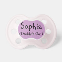 Daddys Girl Baby Pacifier