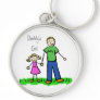 Daddy's Girl Blond Keychain (Customize)