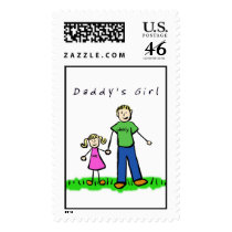 Daddy's Girl (Blond) Stamp