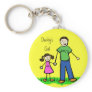 Daddy's Girl Brunette Keychain (Customize)