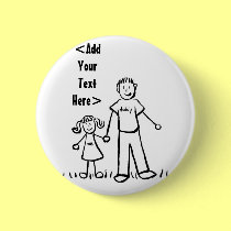 Daddy's Girl Button buttons