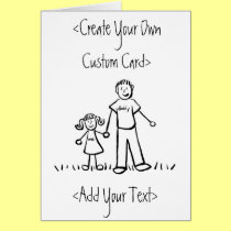 Daddy's Girl Card cards