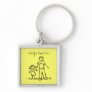 Daddy's Girl Drawing Keychain (Custom Names)