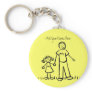 Daddy's Girl Drawing Keychain (Custom Names)