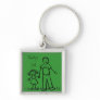 Daddy's Girl Drawing Keychain (Customize)