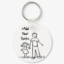 Daddy's Girl Keychain by donnabellas Daddy's Girl Keychain