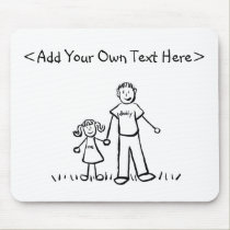 Daddy's Girl Mousepad mousepads