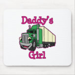 Daddy's Girl Truck Driver Mouse Pads