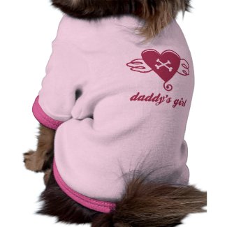 daddy's girl wear pet clothing petshirt