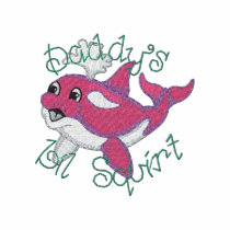 Daddy's Lil' Squirt embroidered shirts by ZazzleEmbroidery Daddy's Lil' Squirt embroidered shirts