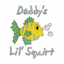 Daddy's Lil' Squirt embroidered shirts by ZazzleEmbroidery Daddy's Lil' Squirt embroidered shirts