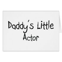 Daddy's Little Actor cards by professions Daddy's Little Actor cards