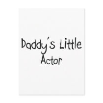 Daddy's Little Actor postcards