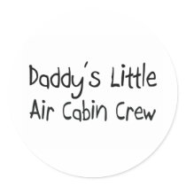 Daddy's Little Air Cabin Crew stickers by professions Daddy's Little Air Cabin Crew stickers