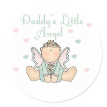 Daddy's Little Angel stickers by girl_stuff Daddy's Little Angel stickers