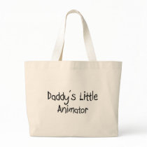 Daddy's Little Animator Canvas Bag