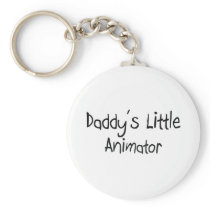 Daddy's Little Animator Key Chains