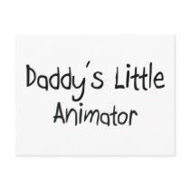 Daddy's Little Animator Postcard