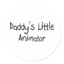 Daddy's Little Animator stickers