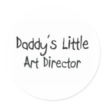 Daddy's Little Art Director stickers by professions Daddy's Little Art Director stickers