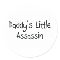 Daddy's Little Assassin stickers by professions Daddy's Little Assassin stickers