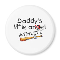 Daddys Little Athlete magnets by TorrDenaIndians Daddys Little Athlete magnets