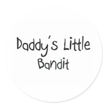 Daddy's Little Bandit stickers by professions Daddy's Little Bandit stickers