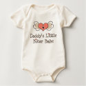 Daddy's Little Biker Babe Baby Girl  t-shirts