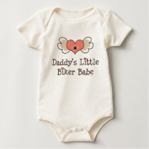 Daddy's Little Biker Babe Baby Girl t-shirts by BabyKidsTeesGifts Daddy's Little Biker Babe Baby Girl t-shirts