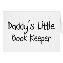 Daddy's Little Book Keeper cards