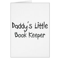 Daddy's Little Book Keeper cards