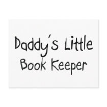 Daddy's Little Book Keeper postcards