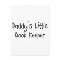 Daddy's Little Book Keeper postcards