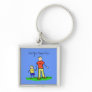 Daddy's Little Boy Blond Keychain (Custom Names)