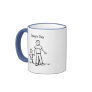 Daddy's Little Boy Drawing Picture Mug (Customize)