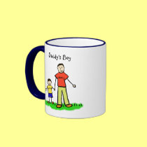 Daddy's Little Boy Mug (Brunette Customize) mugs