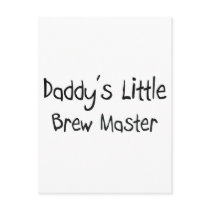 Daddy's Little Brew Master postcards