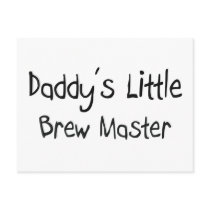 Daddy's Little Brew Master postcards